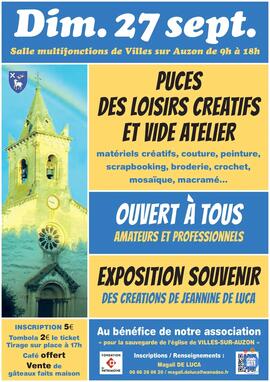 Image Puces des loisirs créatifs et vide atelier. Exposition de patchwork. (photo 1)