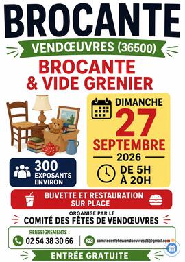 Image Le grand vide grenier de Vendoeuvres (photo 1)