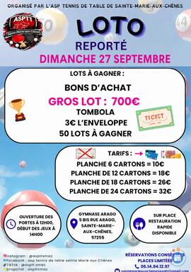 Image Loto ASPTT SMAC (photo 1)