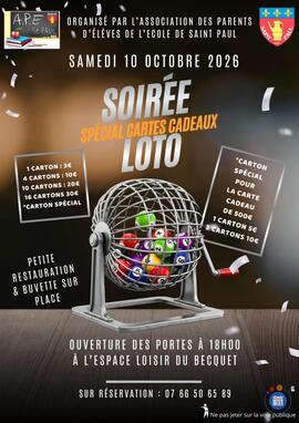Image Soirée loto spécial cartes cadeaux (photo 1)