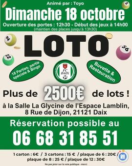 Image Loto du Fc Daix (photo 1)