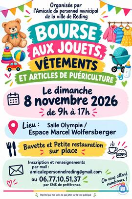Image Bourse aux jouets, vêtements et articles de puériculture (photo 1)