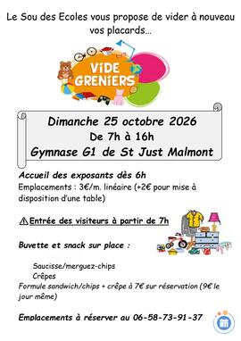 Image Vide grenier bourse aux vêtements jouets (photo 1)