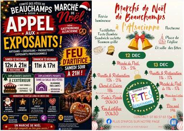 Image Marché de Noël a l’alsacienne et feu d’artifice de Beauchamps (photo 1)