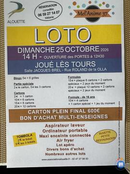 Image Super loto de l'association de l'alouette animé par Mélanie (photo 1)