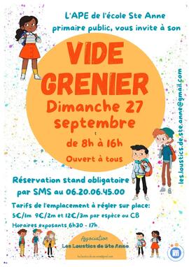 Image Vide grenier de l'école Ste Anne Marseille (photo 1)