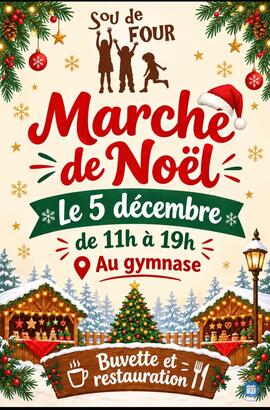 Image Marché de Noël 🎄 du sou des écoles de Four (photo 1)