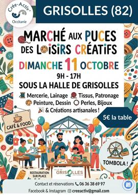 Image Marché aux puces des loisirs Créatifs de Crée Activ' (photo 1)