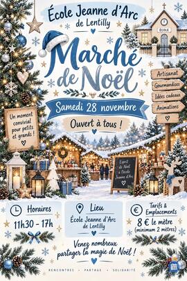 Image 🎄✨ MARCHÉ DE NOËL – ÉCOLE JEANNE D’ARC DE LENTILLY ✨🎄 (photo 1)