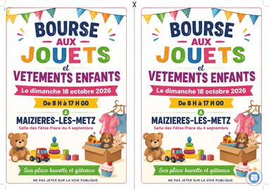 Image Bourse aux jouets et vêtements puériculture (photo 1)