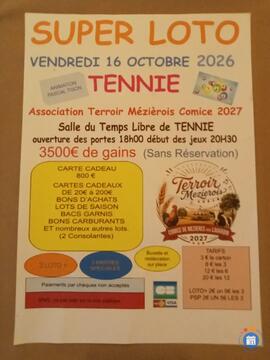 Image 1er SUPER LOTO pour COMICE 2027 (photo 1)