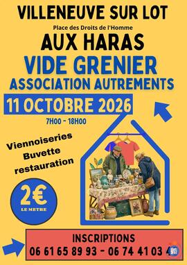 Image Vide grenier de l'association AUTREMENTS aux Haras (photo 1)