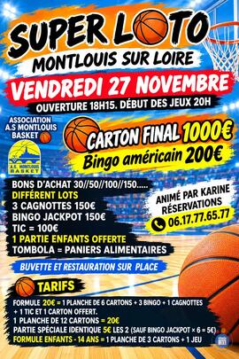 Image Loto pour A.S BASKET MONTLOUIS ANIMÉ PAR KARINE (photo 1)