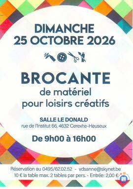 Image Brocante de matériel pour loisir créatifs. (photo 1)