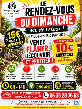 Image Marché et Vide GRENIER d'Arles (photo 1)