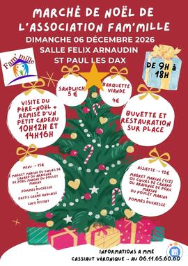 Image Marché de Noël de l'association Fam'mille (photo 1)