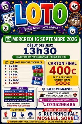 Image Loto spécial Bon d achat (photo 1)