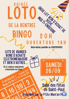 Image Loto de la rentrée (photo 1)
