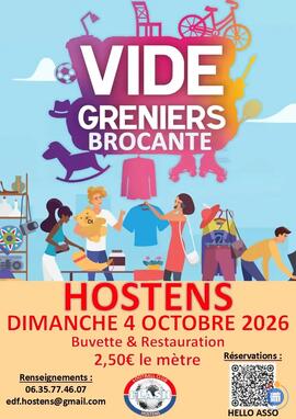 Image VIDE GRENIER HOSTENS (photo 1)