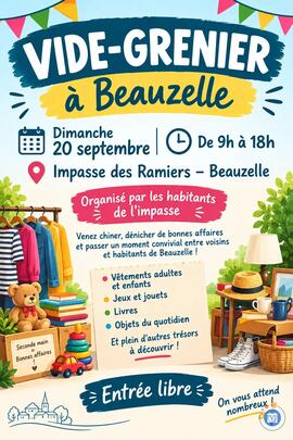 Image Vide grenier Beauzelle (photo 1)