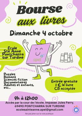 Image Bourse aux livres Ecole Saint Anne (photo 1)
