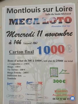 Image LOTO ASSOC SOUL’AGE ANIMÉ PAR KARINE (photo 1)