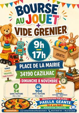 Image Bourse au jouet + Vide grenier géant (photo 1)