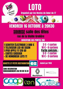 Image Méga loto des resto du cœur animé par Fred (photo 1)