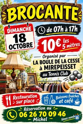 Image Vide grenier de la Boule De La Cesse (photo 1)