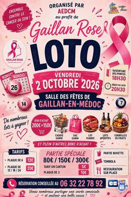 Image GRAND LOTO OCTOBRE ROSE (photo 1)