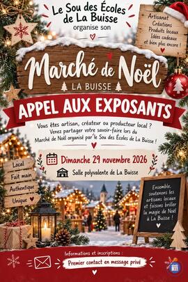 Image Marché de Noël de La Buisse le 29 novembre 2026 (photo 1)