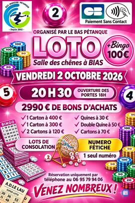 Image LOTO DU BAS PETANQUE MIMIZAN (photo 1)