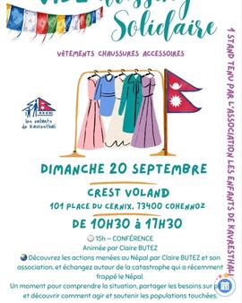 Image Vide Dressing + vente solidaire Nepal (photo 1)
