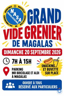Image GRAND VIDE GRENIER DE MAGALAS (photo 1)