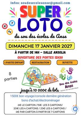 Image Super Loto du Sou des Ecoles de Anse (photo 1)