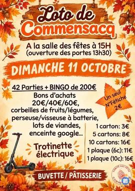 Image loto bingo du comite des fetes numero fetiche (photo 1)