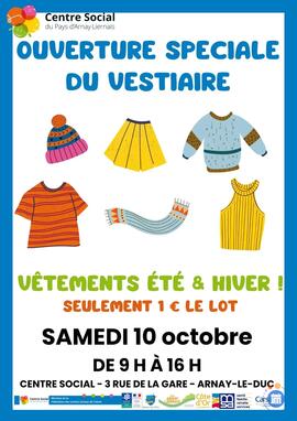 Image Ouverture Spéciale du Vestiaire (photo 1)