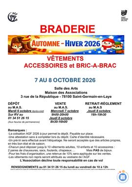 Image BRADERIE Automne-Hiver 2026 (photo 1)