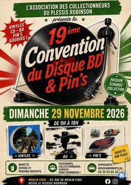 Image 19ème CONVENTION DU DISQUE BD – PIN’S (photo 1)
