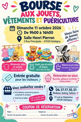 Image Bourse aux jouets, vêtements et puériculture (photo 1)