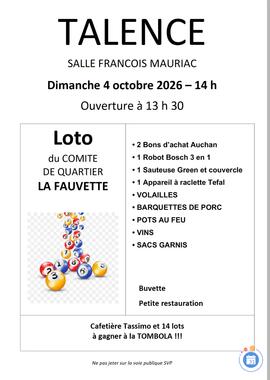 Image Loto du Comité la Fauvette (photo 1)
