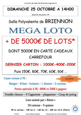 Image LOTO DU TENNIS DE TABLE (photo 1)