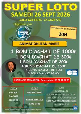 Image SUPER LOTO PAR LSR FOOTBALL ET ANIMATION JEAN MARIE (photo 1)