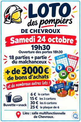 Image Loto des sapeurs pompiers de Chevroux (photo 1)
