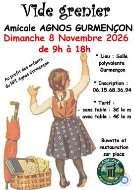 Image Vide grenier de l'Amicale Agnos Gurmençon (photo 1)