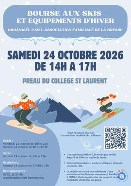 Image BOURSE AUX SKIS ET EQUIPEMENT D'HIVER (photo 1)