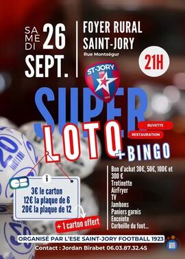 Image SUPER LOTO DE L'ESE SAINT-JORY FOOTBALL 1923 (photo 1)