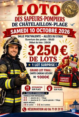 Image Loto des pompiers de Châtelaillon-Plage (photo 1)
