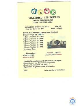Image Loto organisé par Michèle et Nico (photo 1)
