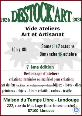 Image Destock'Art - Vide ateliers d'art et d'artisanat (photo 1)
